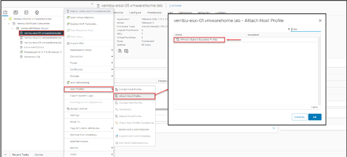 Host Profiles invSphere