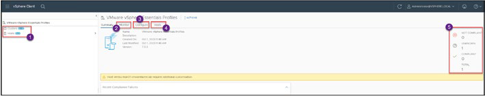 Host Profiles invSphere