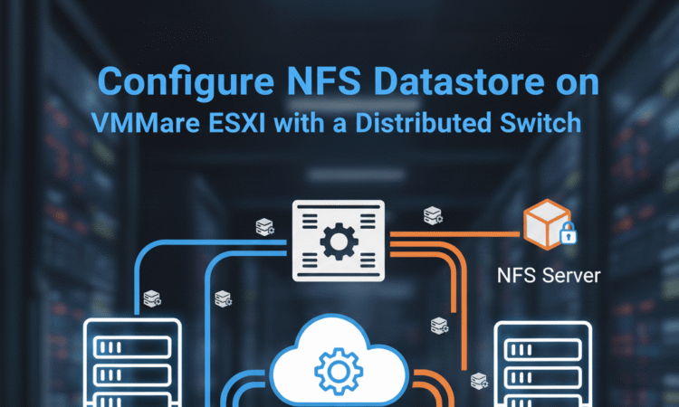 Configure NFS Datastore on VMware ESXi with a Distributed Switch
