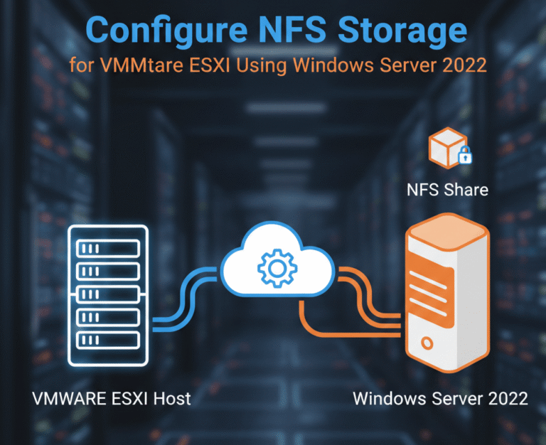 Configure NFS Storage for VMware ESXi Using Windows Server 2022