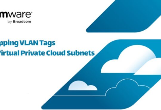 Routing VLAN tags to virtual private cloud (VPC) subnets in a virtualization environment