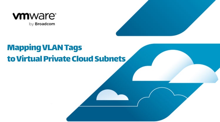 Routing VLAN tags to virtual private cloud (VPC) subnets in a virtualization environment