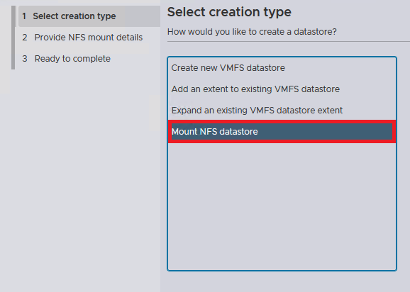 Configure NFS Storage for VMware ESXi Using Windows Server 2022
