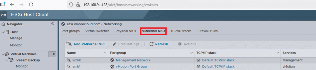 Configure NFS Storage for VMware ESXi Using Windows Server 2022