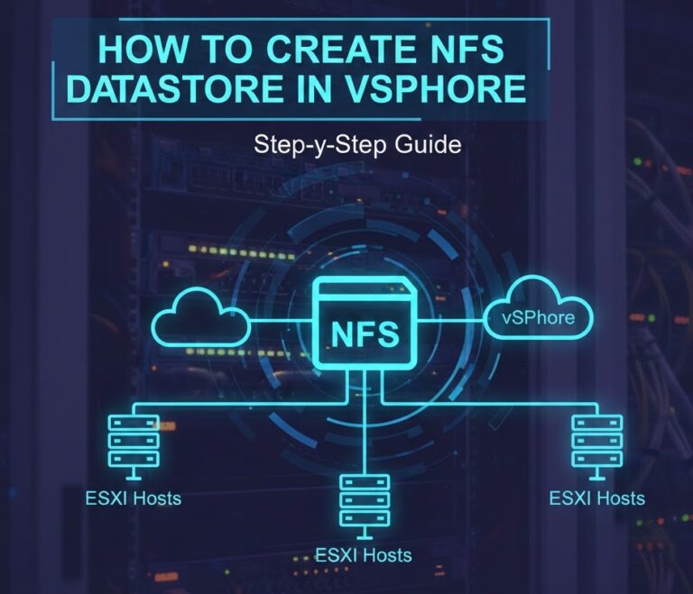 How to Create NFS Datastore in vSphere