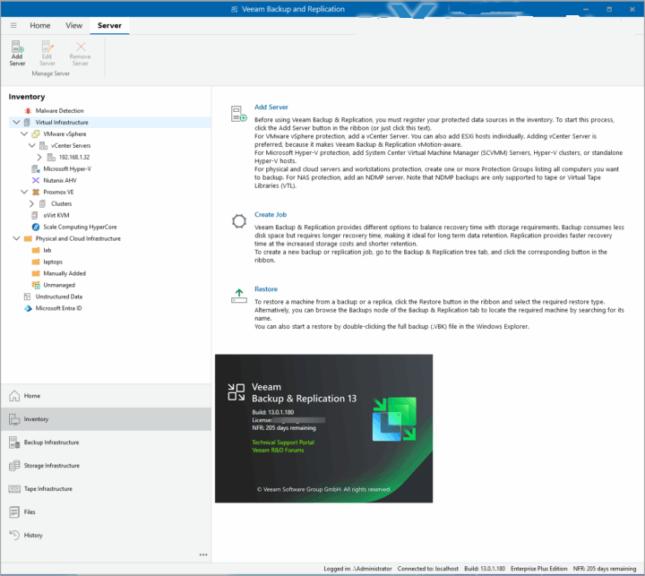 Veeam Backup and Replication Upgrade on Windows