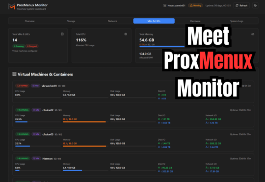 Meet ProxMenux Monitor: The New Way to Monitor Proxmox Servers