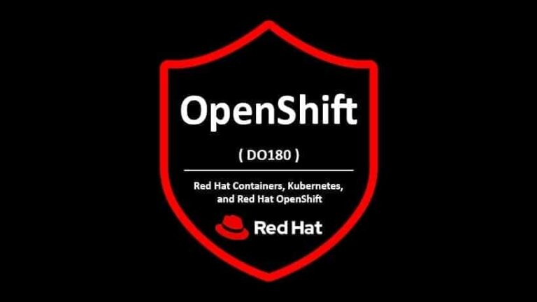 Red Hat Certified Specialist in Containers and Kubernetes Course Red Hat EX180