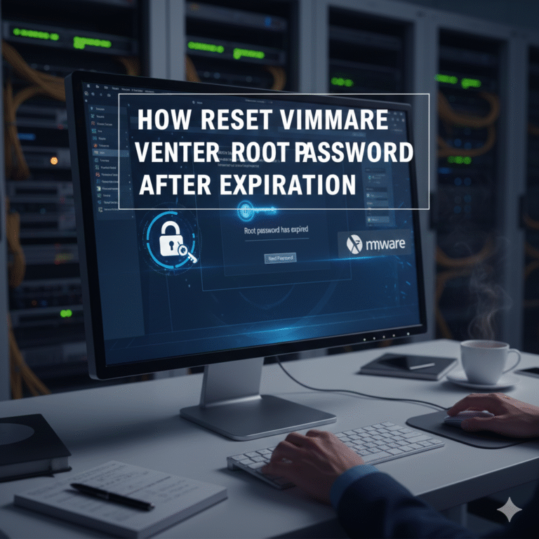 How to Reset VMware vCenter Root Password After Expiration