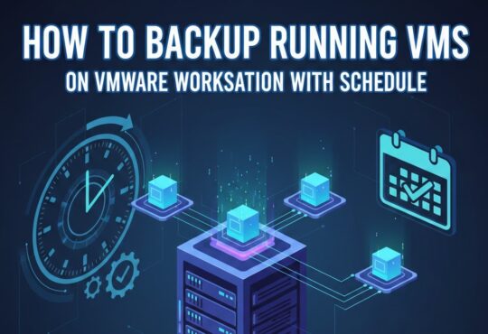 How To backup running VMs on VMware Workstation with schedule