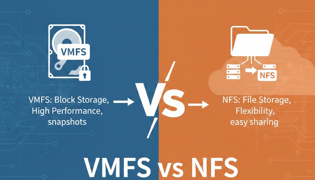 VMFS vs NFS: A Comprehensive Guide to VMware Storage Solutions