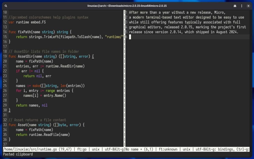 Micro Text Editor 2.0.15 Released After More Than a Year of Development