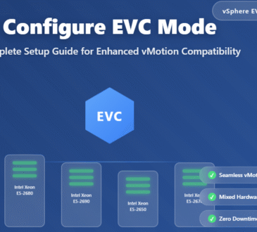 How to Configure EVC Mode in vSphere: Complete Setup Guide for Enhanced vMotion Compatibility