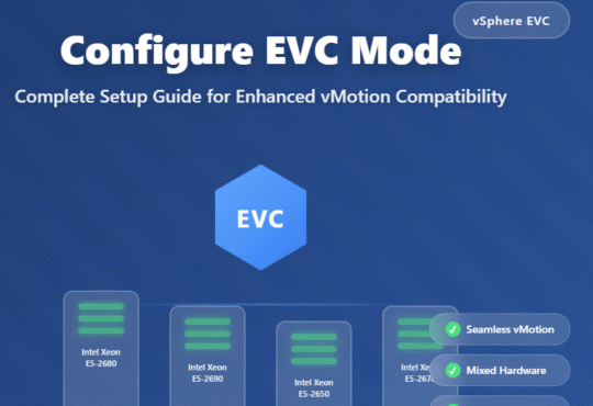 How to Configure EVC Mode in vSphere: Complete Setup Guide for Enhanced vMotion Compatibility 10 How to Configure EVC Mode in vSphere: Complete Setup Guide for Enhanced vMotion Compatibility