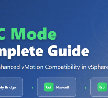 VMware EVC Mode: The Complete Guide to Enhanced vMotion Compatibility in vSphere Clusters