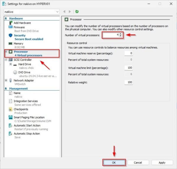 How to install Nakivo on Hyper-V