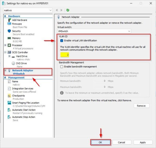 How to install Nakivo on Hyper-V