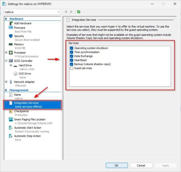 How to install Nakivo on Hyper-V