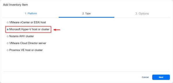 How to install Nakivo on Hyper-V