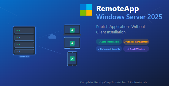 Deploy and Publish Applications Using RemoteApp on Windows Server 2025