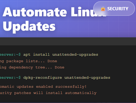 How to Enable Automatic Updates on Linux and Stay Secure