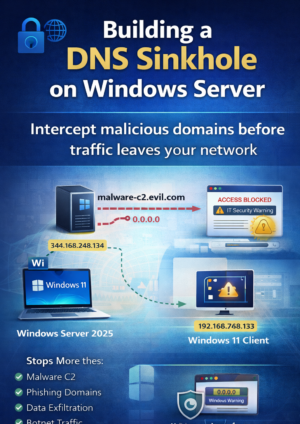 Setting Up a DNS Sinkhole with Windows Server 2025
