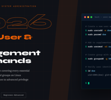 Linux User & Group Management Commands 2026 8 Linux User & Group Management Commands 2026