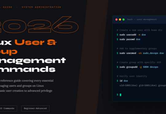 Linux User & Group Management Commands 2026 1 Linux User & Group Management Commands 2026