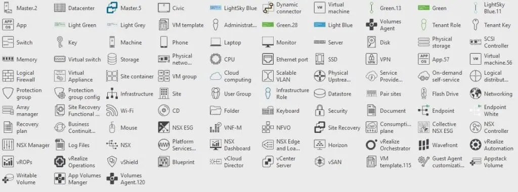 Official VMware Visio Stencils & Icons for 2026