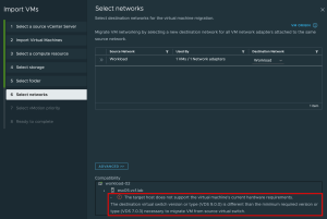 Cross vCenter vMotion workloads from vSphere 7.0 to vSphere 9.0