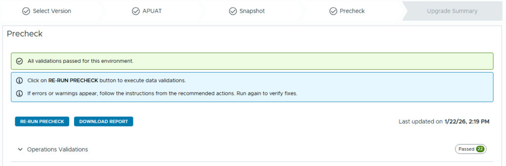 VCF 9.0.2 Upgrade/Patching Process