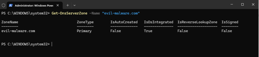 Setting Up a DNS Sinkhole with Windows Server 2025 17 Setting Up a DNS Sinkhole with Windows Server 2025