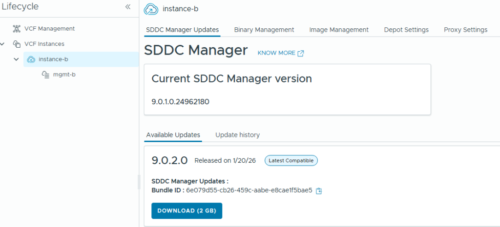 VCF 9.0.2 Upgrade/Patching Process