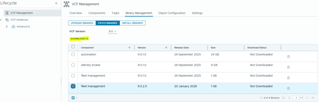 VCF 9.0.2 Upgrade/Patching Process