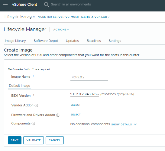 VCF 9.0.2 Upgrade/Patching Process