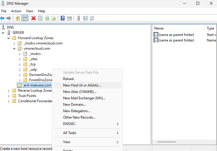Setting Up a DNS Sinkhole with Windows Server 2025 14 Setting Up a DNS Sinkhole with Windows Server 2025