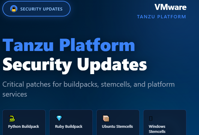 VMware Tanzu Platform Security Updates Released — Critical Patches for Enterprise Cloud 5 VMware Tanzu Platform Security Updates Released — Critical Patches for Enterprise Cloud