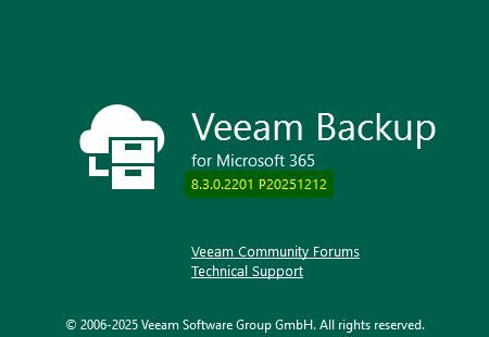 Veeam Backup for Microsoft 365 v8.3 available