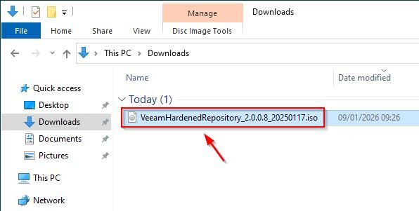 Veeam ISO Hardened Repository: Manual Backup Deletion