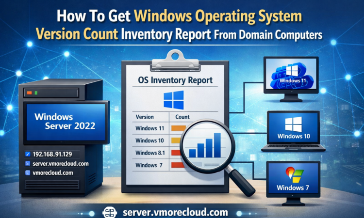 How To Get Windows Operating System Version Count Inventory Report From Domain Computers