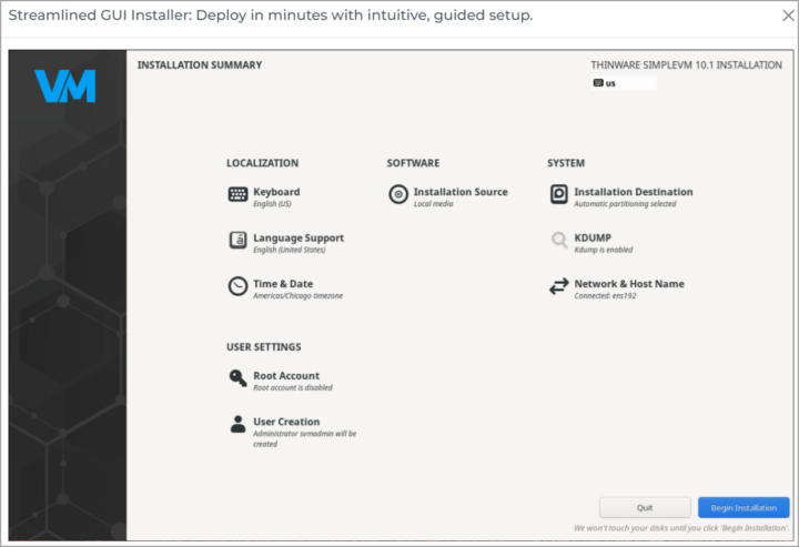 Thinware SimpleVM – A Free-Forever Hypervisor Alternative for VMware