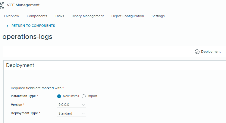 VCF 9 – Deploy VCF Operations for Logs 4 VCF 9 – Deploy VCF Operations for Logs