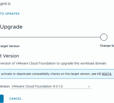 vSphere 8 to VCF 9 Upgrade Process 18 vSphere 8 to VCF 9 Upgrade Process