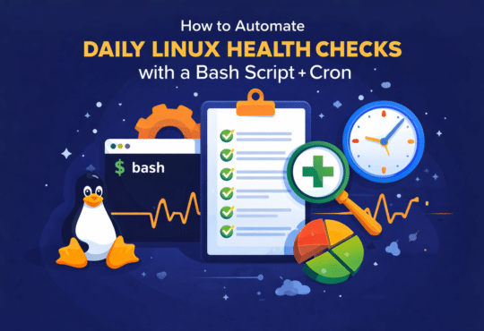 How to Automate Daily Linux Health Checks with a Bash Script + Cron