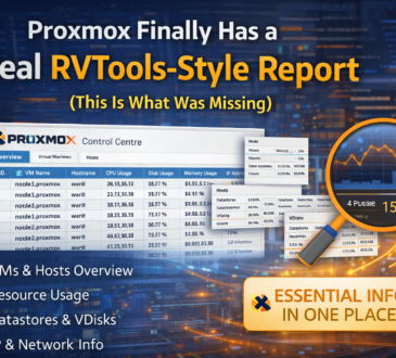 Proxmox Finally Has a Real RVTools-Style Report (This is What Was Missing)