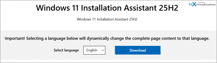Windows 11 Installation Assistant 25H2 – upgrade your W10 or W11 with the help of this new tool from Microsoft 10 Windows 11 Installation Assistant 25H2 – upgrade your W10 or W11 with the help of this new tool from Microsoft