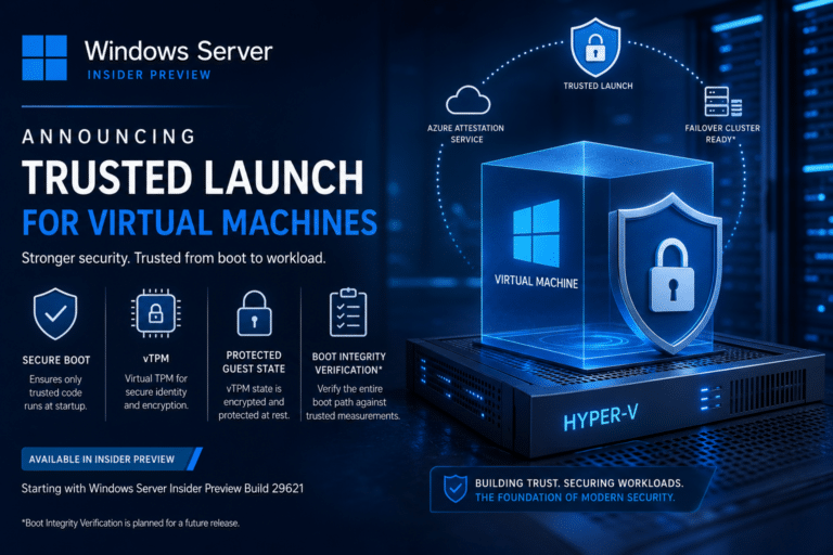 Microsoft Introduces Trusted Launch for Virtual Machines in Windows Server Insider Preview