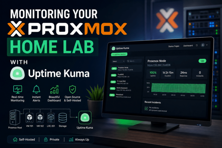 Monitoring Your Proxmox Home Lab with Uptime Kuma 1 Monitoring Your Proxmox Home Lab with Uptime Kuma