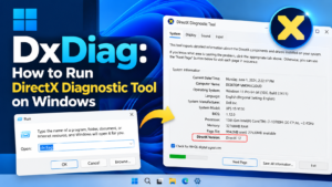 How to Run DirectX Diagnostic Tool on Windows