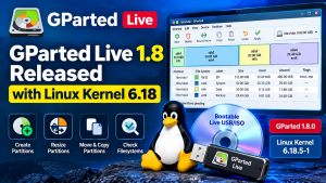GParted Live 1.8